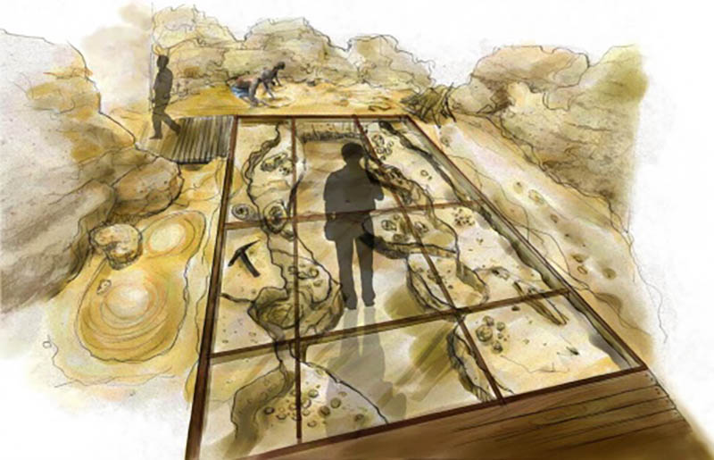 Digging & paning exhibition